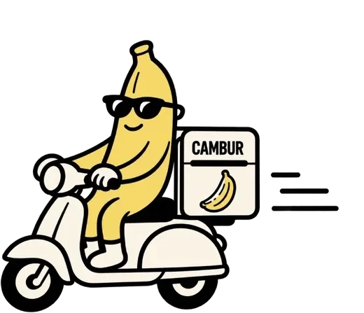 Camburcito repartidor en moto